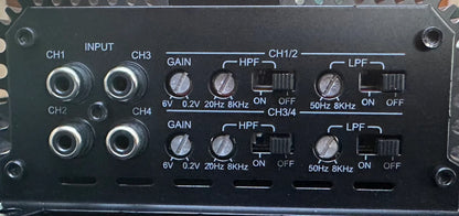 Ruthless Audio 800.4M Micro Amplifier 4 Channel