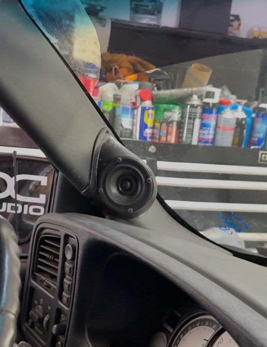 Single 3.5" Speaker Pods for the A-Pillar of a 00-06 GM Full Size Truck