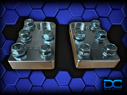 DC Audio 5FLT-ALU 5 Lug Aluminum Battery terminals (bolt down style)