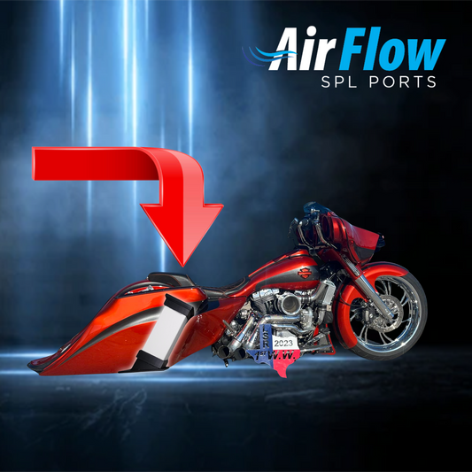 Square Airflow Tech Bagger Port's with center section