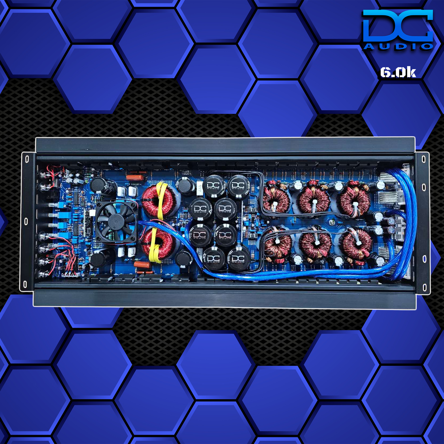 6.0k 6,000 watt Mono Block Amplifier "Competition Series"