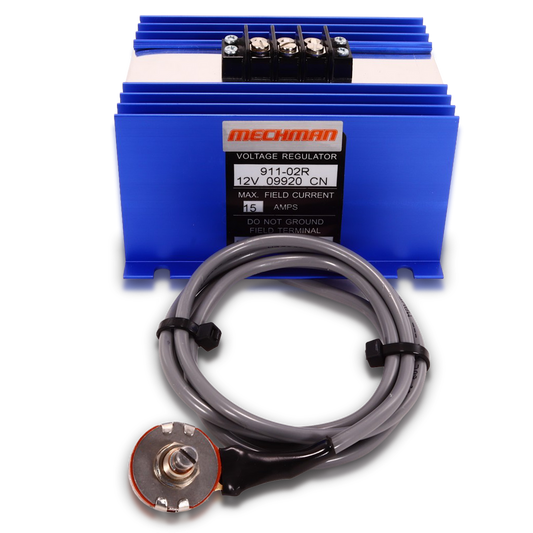Mechman Adjustable External Regulator w/ 2 Pin Alt Harness (NOT GM 2pin)