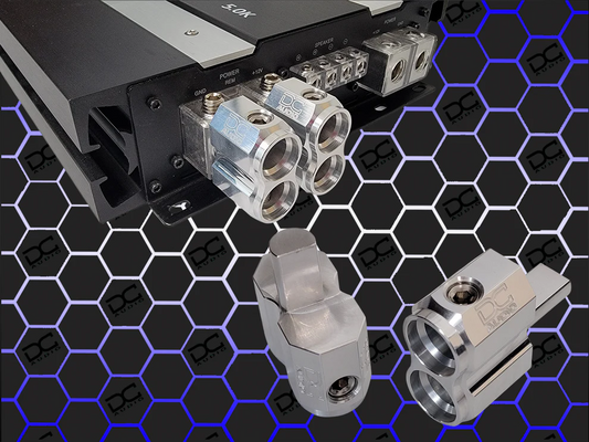 DC Audio Amp Dual 1/0 awg Amplifier Inputs