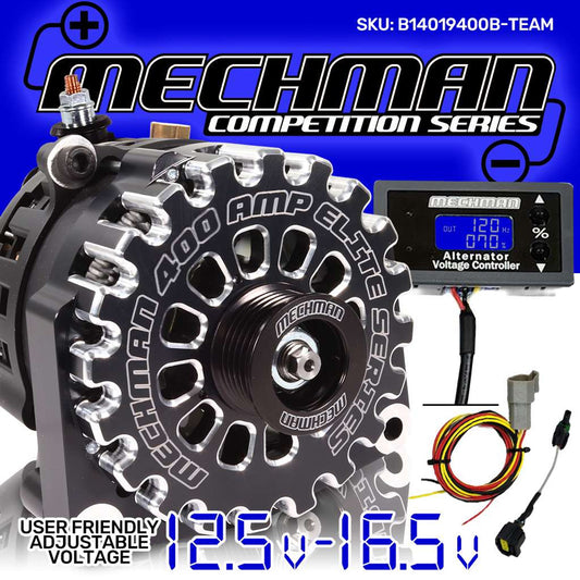 Mechman Competition Large Case 400 Amp Alternator for GM Truck 1996 - 2025