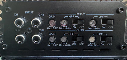 Ruthless Audio 1200.4M Micro Amplifier 4 Channel