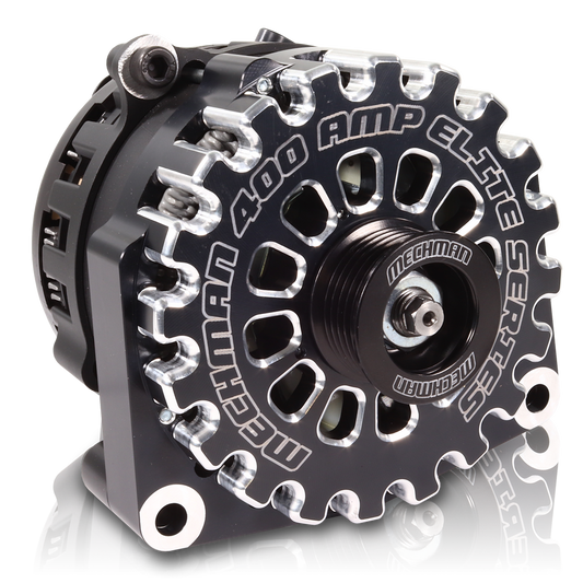 Cadillac Escalade 1999-2004 Large Case Billet Alternator E Series 400 Amp Black