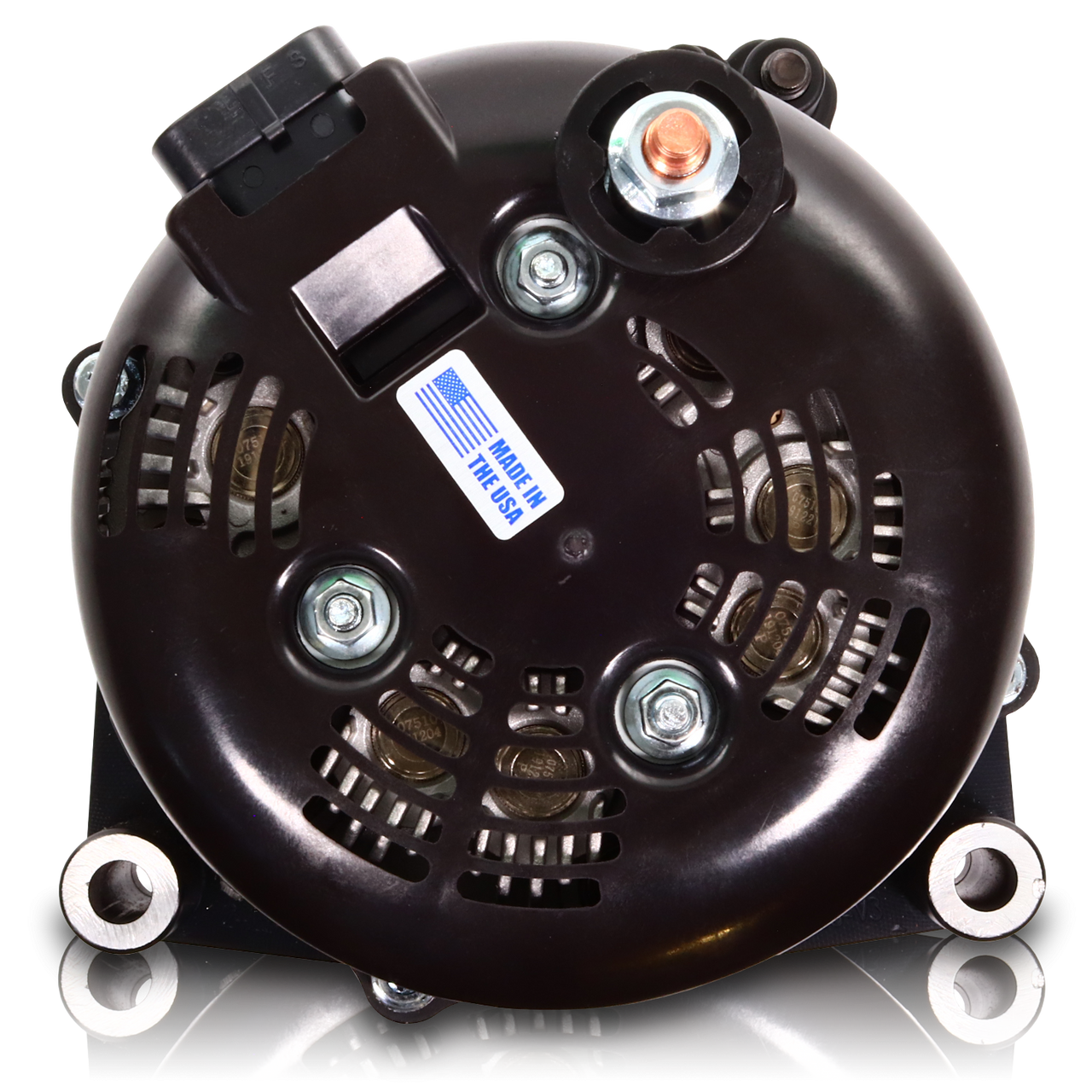 Cadillac Escalade 1999-2004 Large Case Billet Alternator E Series 400 Amp Black