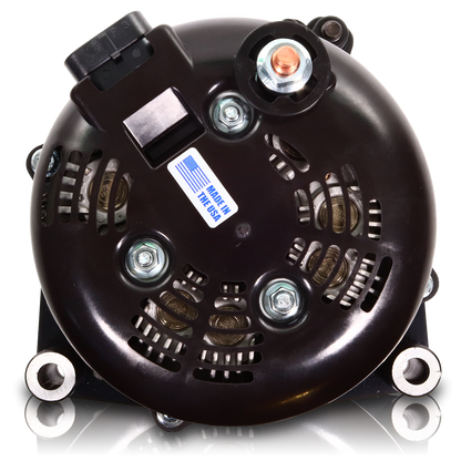 Cadillac Escalade 1999-2004 Large Case Billet Alternator E Series 400 Amp Black