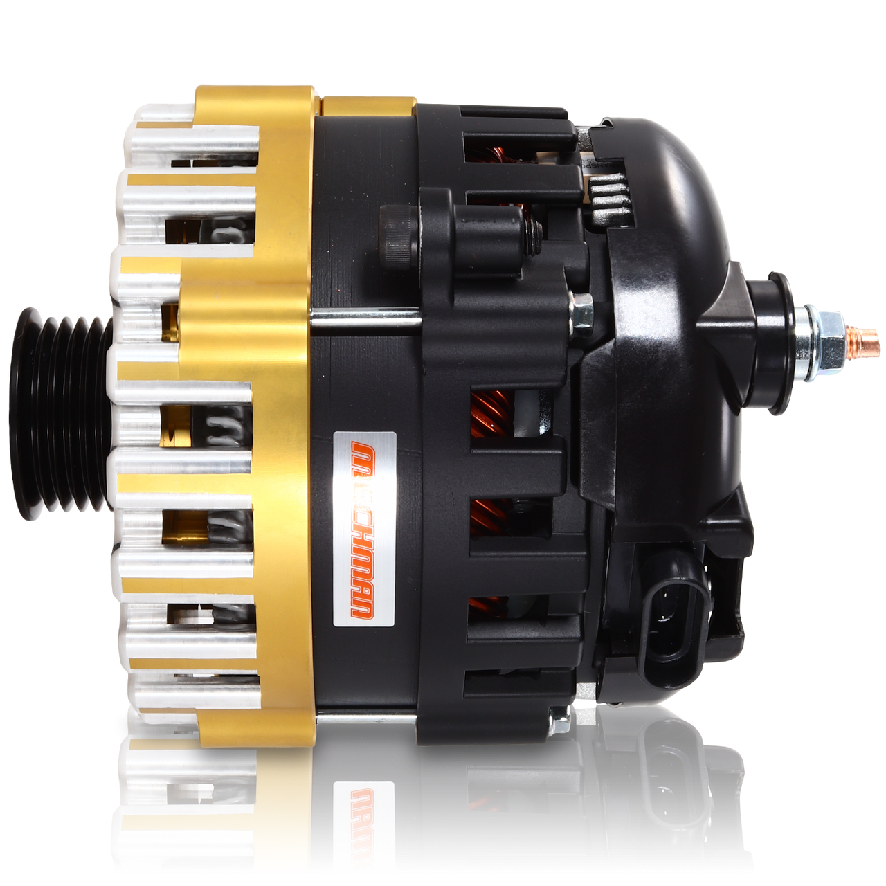 Cadillac Escalade 1999-2004 Large Case Billet Alternator E Series 400 Amp Gold
