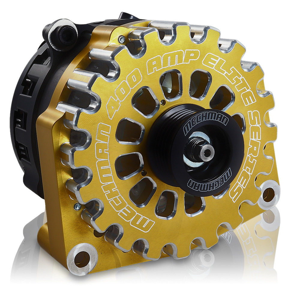 Cadillac Escalade 1999-2004 Large Case Billet Alternator E Series 400 Amp Gold