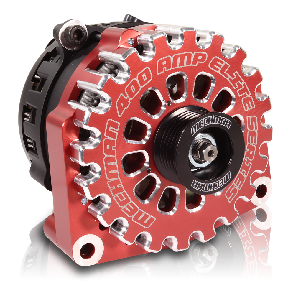 Cadillac Escalade 1999-2004 Large Case Billet Alternator E Series 400 Amp Red