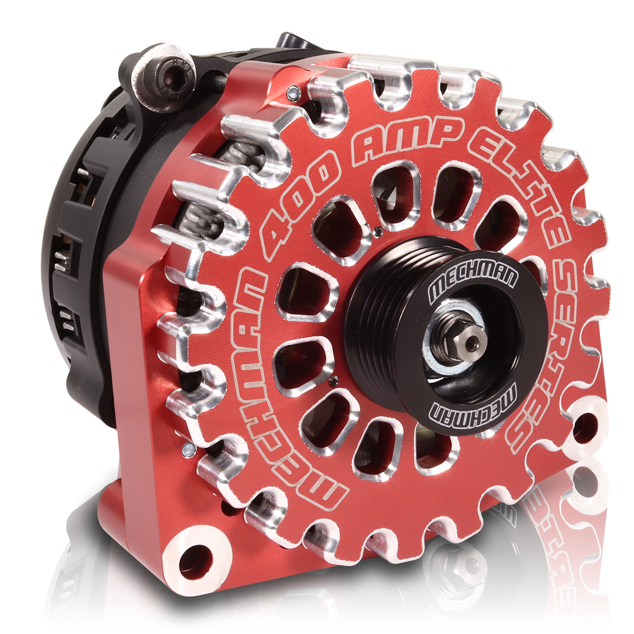 Astro Van 1996-2005 Large Case Billet Alternator E Series 400 Amp Red