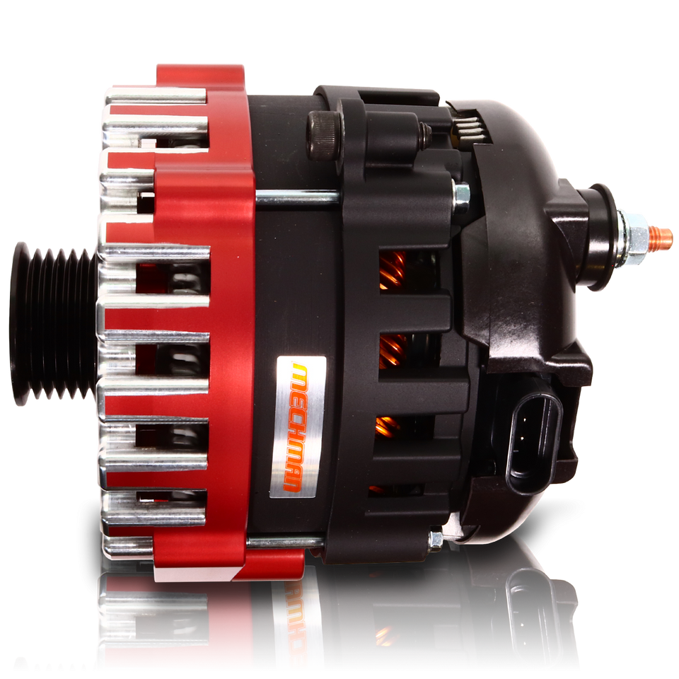 Astro Van 1996-2005 Large Case Billet Alternator E Series 400 Amp Red