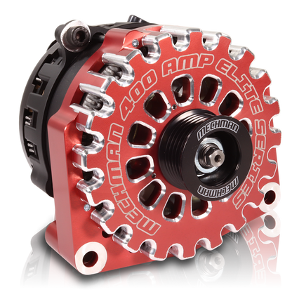 Cadillac Escalade 2005-2013 Large Case Billet Alternator E Series 400 Amp Red