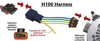 Chevy 6 Phase 87-95 250 amp Left Mount CS-130