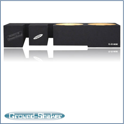 BLACK 12" DUAL SEALED SUB BOX, FITS 01-03 FORD F-150 CREW-CAB