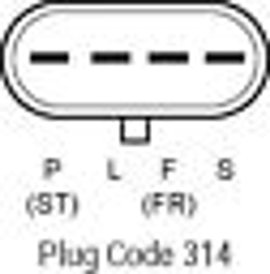 Mechman P101-L-5 Voltage boost harness for GM 4 pin regulators for a 2.5 volt increase for Lithium or 14-volt AGM batteries