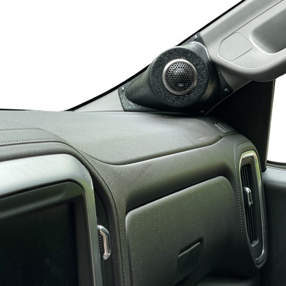 Single Tweeter Speaker Pods for the A-Pillar of a 15-20 GM Full Size SUV No A-Pillar Handle