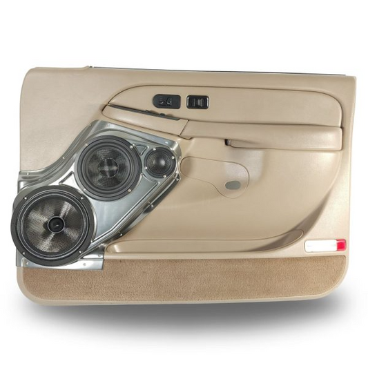 Single 8″ and Single 6.5″ and Single 3.5″ Speaker Pods for the Front Door of a 00-06 GM Full Size Truck/SUV
