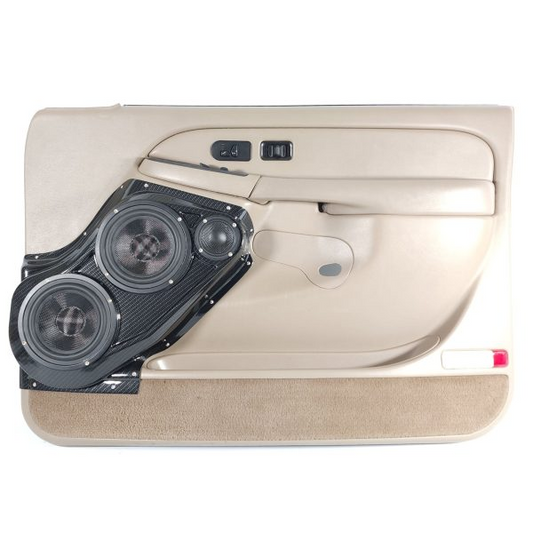 Dual 6.5″ and Single 3.5″ Speaker Pods for the Front Door of a 00-06 GM Full Size Truck/SUV