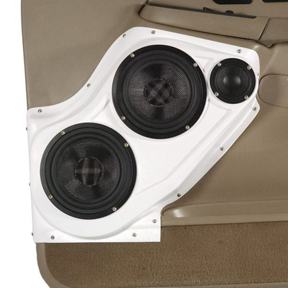 Dual 6.5″ and Single 3.5″ Speaker Pods for the Front Door of a 00-06 GM Full Size Truck/SUV