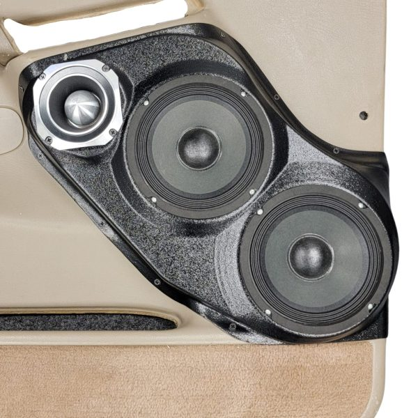 Dual 6.5″ and Single 4″ Speaker Pods for the Front Door of a 00-06 GM Full Size Truck/SUV
