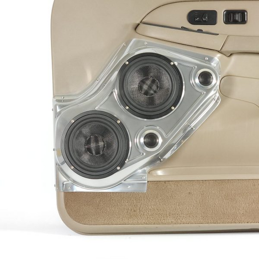 Dual 6.5″ and Dual Tweeter Speaker Pods for the Front Door of a 00-06 GM Full Size Truck/SUV