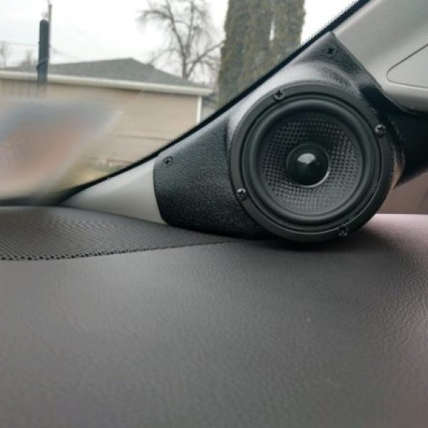 3.5″ A-Pillar Speaker Pods for the 2015-2020 Chevrolet Tahoe & Suburban + GMC Yukon (WITH DRIVER HANDLE)