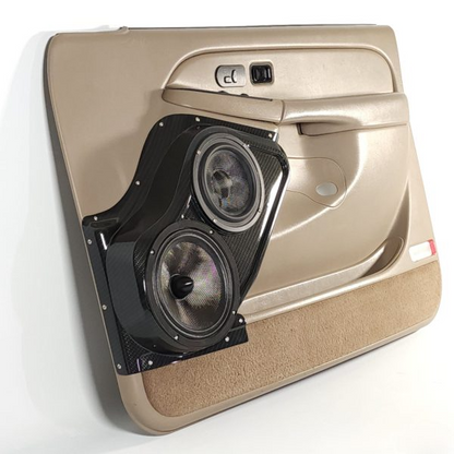 Single 8″ and Single 6.5″ Speaker Pods for the Front Door of a 00-06 GM Full Size Truck/SUV
