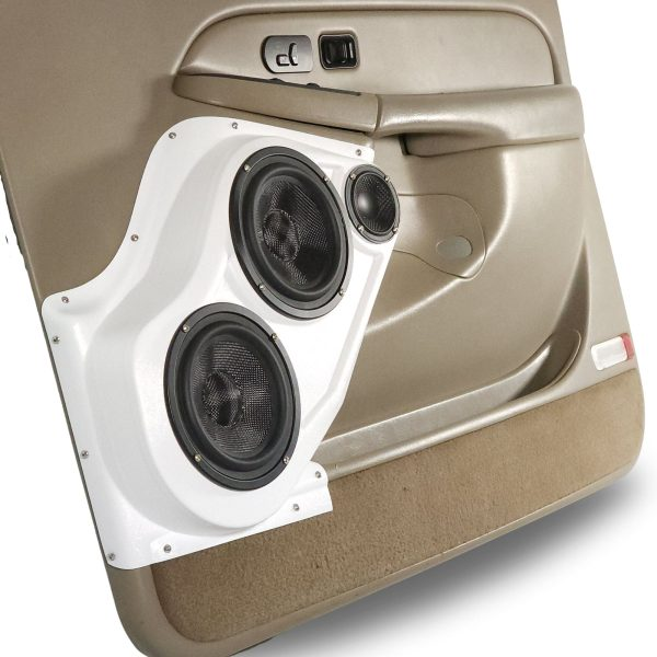 Dual 6.5″ and Single 3.5″ Speaker Pods for the Front Door of a 00-06 GM Full Size Truck/SUV