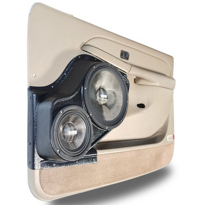Single 10″ and Single 6.5″ Speaker Pods for the Front Door of a 00-06 GM Full Size Truck/SUV