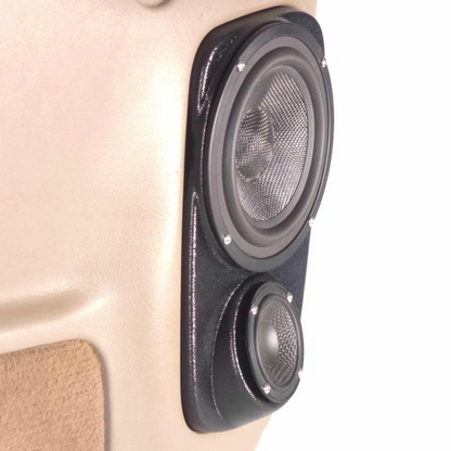 Flangeless Single 6.5″ and Single 3.5″ Speaker Pods for the Rear Door of a 00-06 GM Full Size Truck /SUV Full Size Rear Door