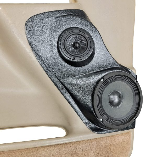 Single 6.5″ and Single 3.5″ Speaker Pods for the Front Door of a 00-06 GM Full Size Truck/SUV