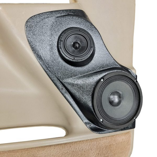 Single 6.5″ and Single 3.5″ Speaker Pods for the Front Door of a 00-06 GM Full Size Truck/SUV