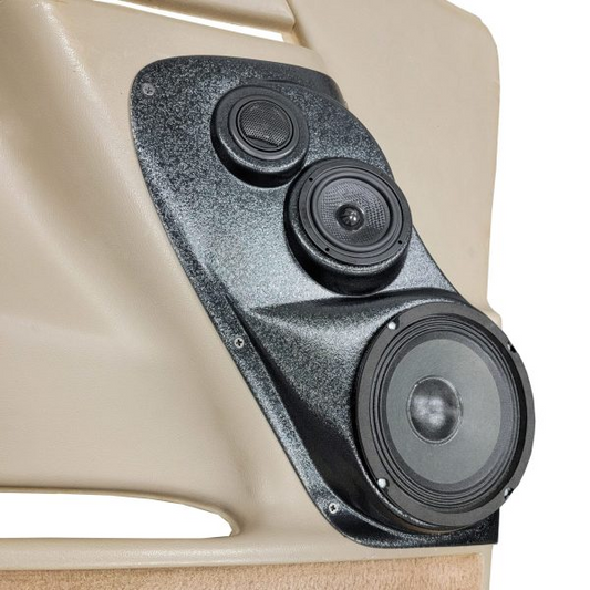 Single 6.5″ and Single 3.5″ and Single Tweeter Speaker Pods for the Front Door of a 00-06 GM Full Size Truck/SUV