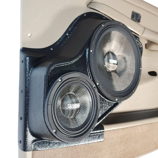 Single 10″ and Single 6.5″ Speaker Pods for the Front Door of a 00-06 GM Full Size Truck/SUV