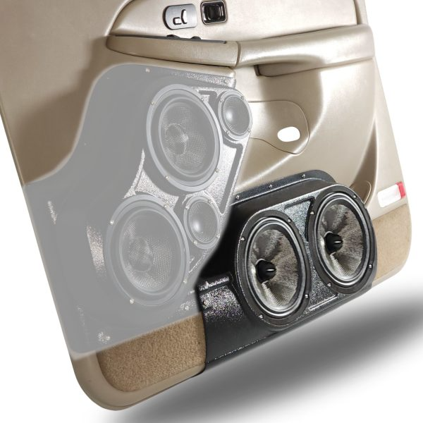 Dual 8″ Speaker Pods for the Front Door of a 00-06 GM Full Size Truck/SUV