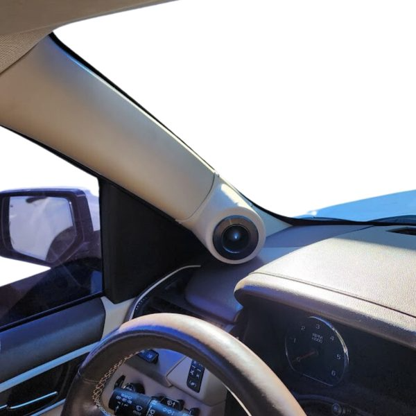 3.5″ A-Pillar Speaker Pods for 2015-2020 Chevrolet Tahoe & Suburban + GMC Yukon (WITHOUT DRIVER HANDLE)