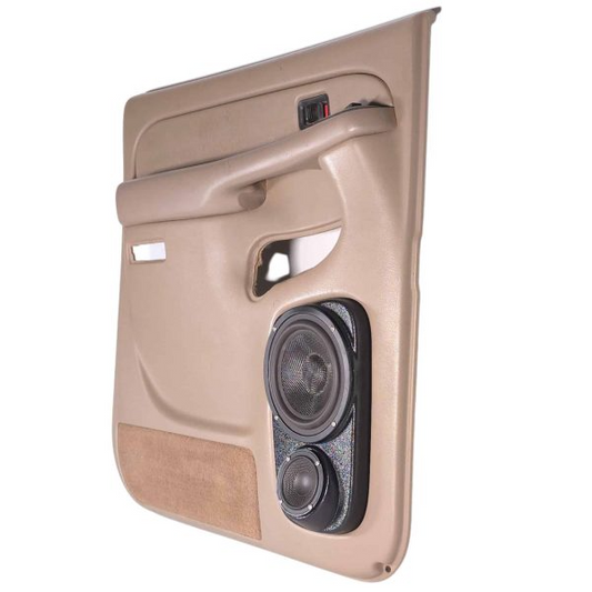 Flangeless Single 6.5″ and Single 3.5″ Speaker Pods for the Rear Door of a 00-06 GM Full Size Truck /SUV Full Size Rear Door