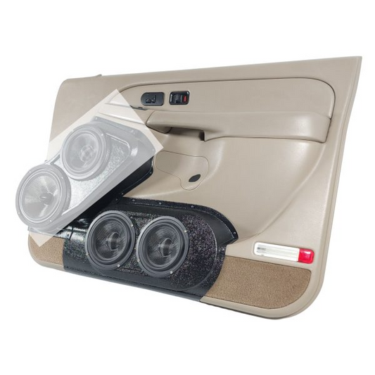 Dual 6.5″ Speaker Pods for the Front Door of a 00-06 GM Full Size Truck/SUV