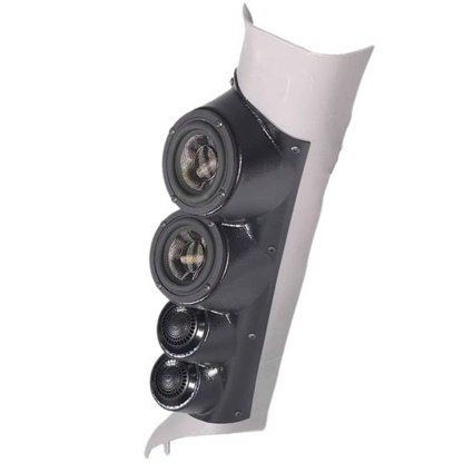 Dual 3.5″ + Dual 2″ Large A-Pillar Speaker Pods for the 2015-2020 Chevrolet Tahoe & Suburban + GMC Yukon