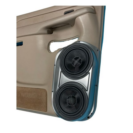 Dual 6.5″ Speaker Pods for the Rear Door of a 00-06 GM Full Size Truck/SUV Full Size Rear Door