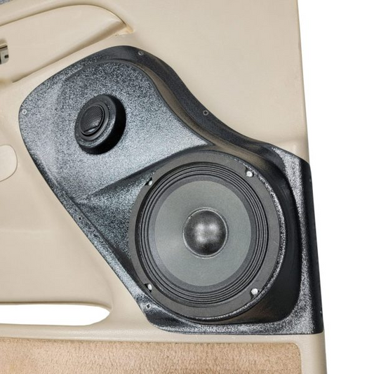 Single 6.5″ and Single Tweeter Speaker Pods for the Front Door of a 00-06 GM Full Size Truck/SUV