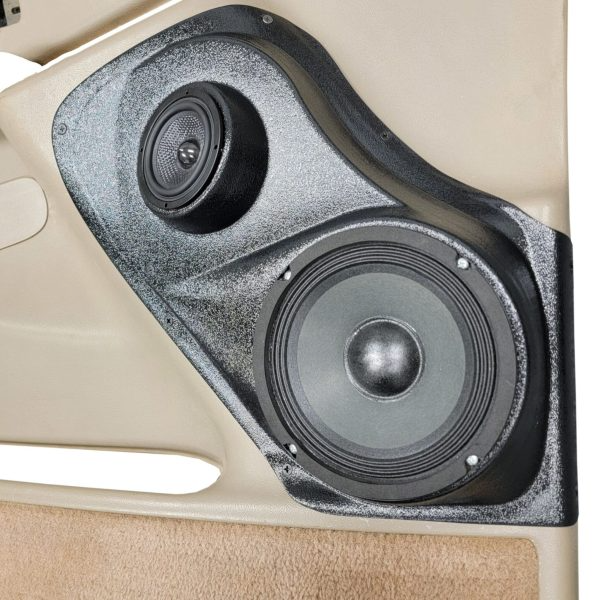 Single 6.5″ and Single 3.5″ Speaker Pods for the Front Door of a 00-06 GM Full Size Truck/SUV