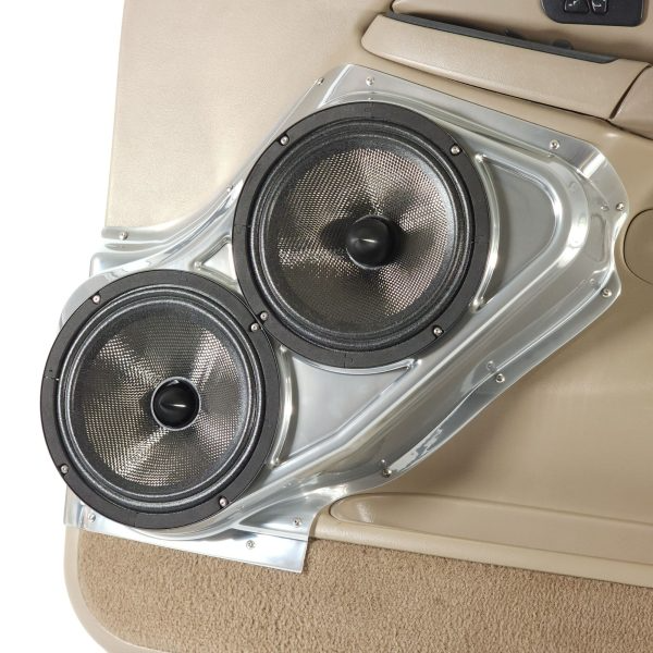 Dual 8″ Speaker Pods for the Front Door of a 00-06 GM Full Size Truck/SUV
