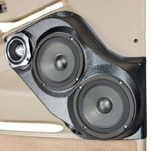 Dual 6.5″ and Single 4″ Speaker Pods for the Front Door of a 00-06 GM Full Size Truck/SUV