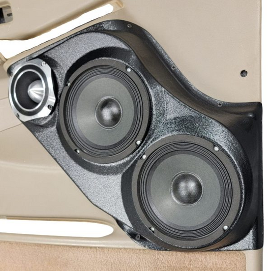 Dual 6.5″ and Single 4″ Speaker Pods for the Front Door of a 00-06 GM Full Size Truck/SUV