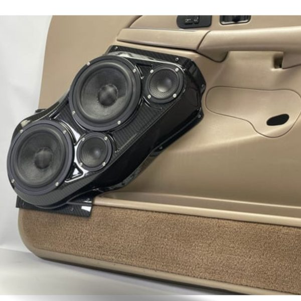 Dual 6.5″ and Dual 3.5″ Speaker Pods for the Front Door of a 00-06 GM Full Size Truck/SUV