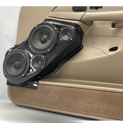 Dual 6.5″ and Dual 3.5″ Speaker Pods for the Front Door of a 00-06 GM Full Size Truck/SUV