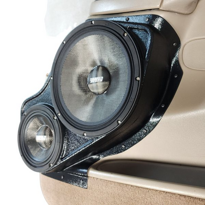 Single 10″ and Single 6.5″ Speaker Pods for the Front Door of a 00-06 GM Full Size Truck/SUV